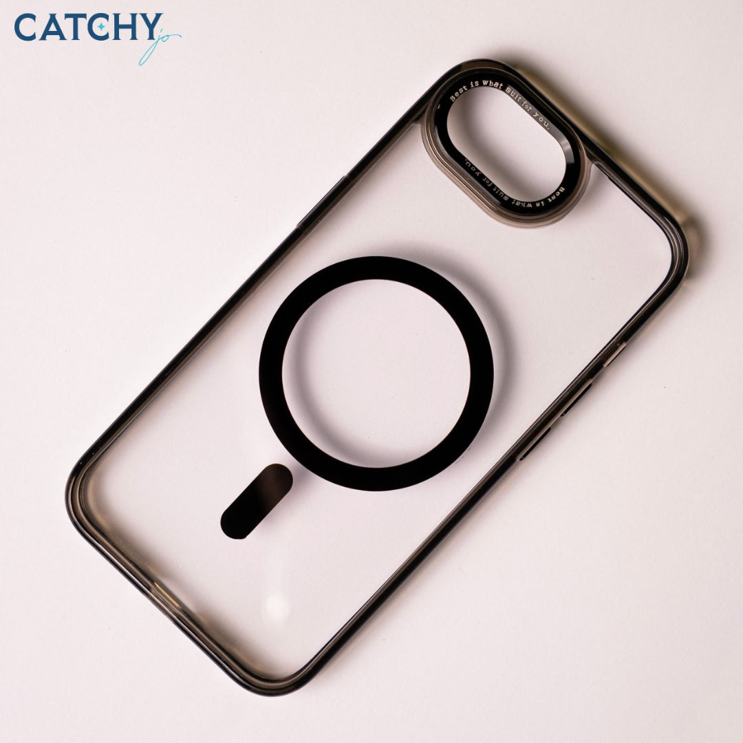 غطاء شفاف ملون لهاتف iPhone 16E