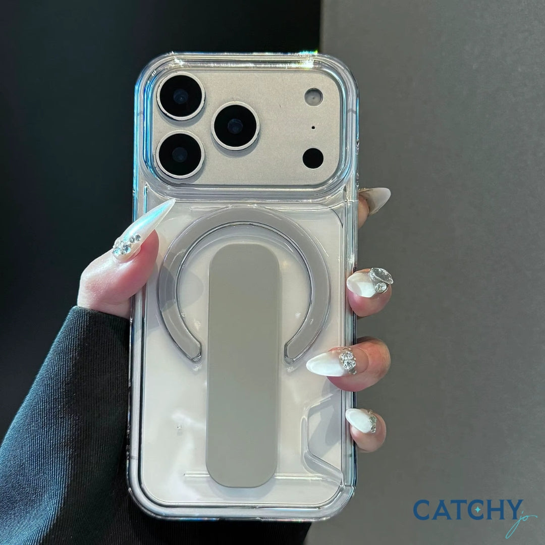 Luxury Card Holder Clear iPhone Case
