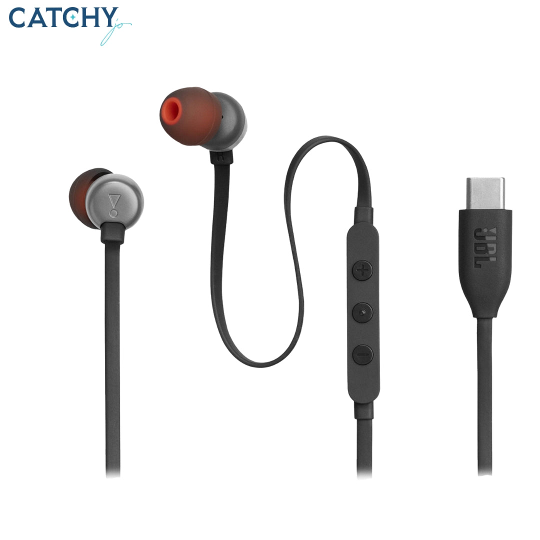 JBL T310 Wired Hi-Res In-Ear Headphones (Type-C)
