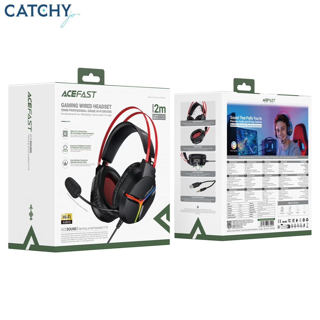 ACEFAST H16 Gaming Wired Headset