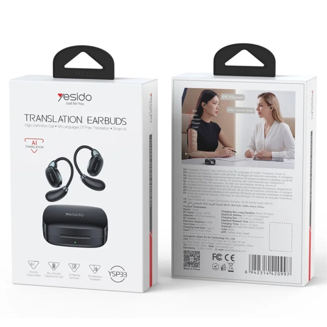 YESIDO YSP33 AI Translation Earbuds