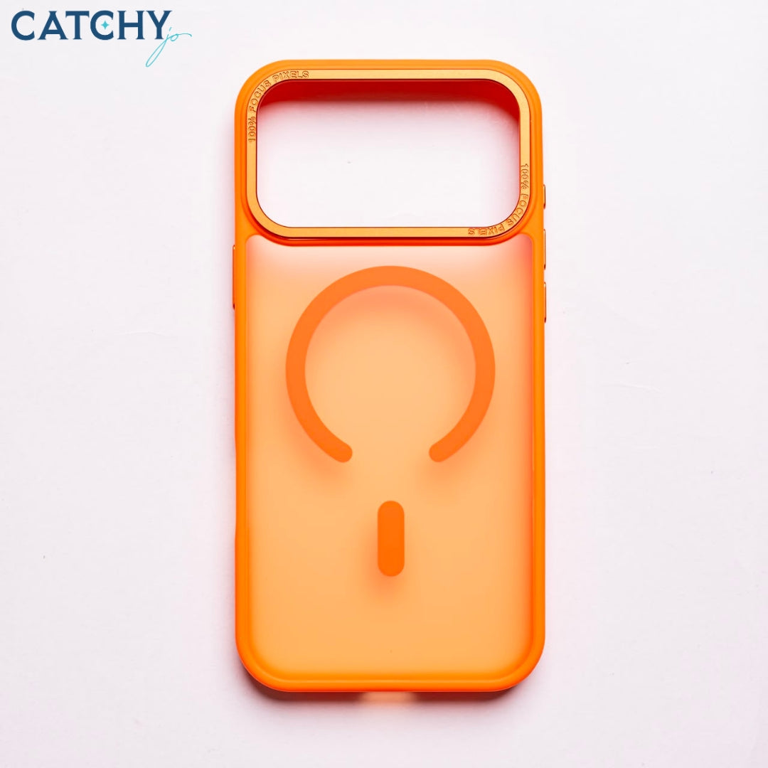 Acrylic Matte Magnetic Wireless Charge iPhone Case