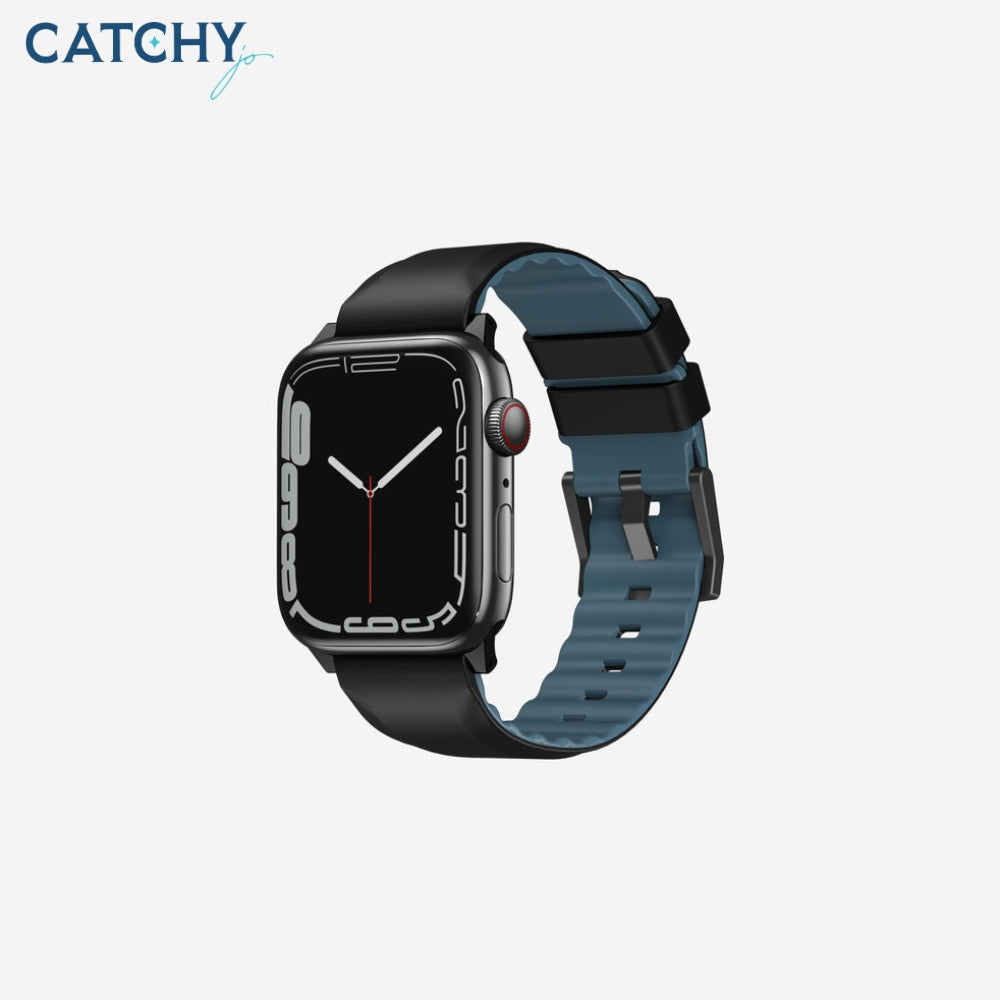 UNIQ Linus سوار سيليكون AiroSoft مقاوم للماء لساعة Apple Watch