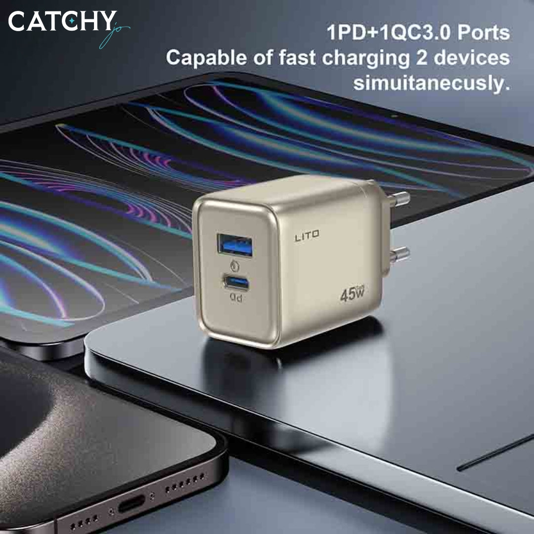 LITO LC05 Fast Phone Charger Adapter (45W)
