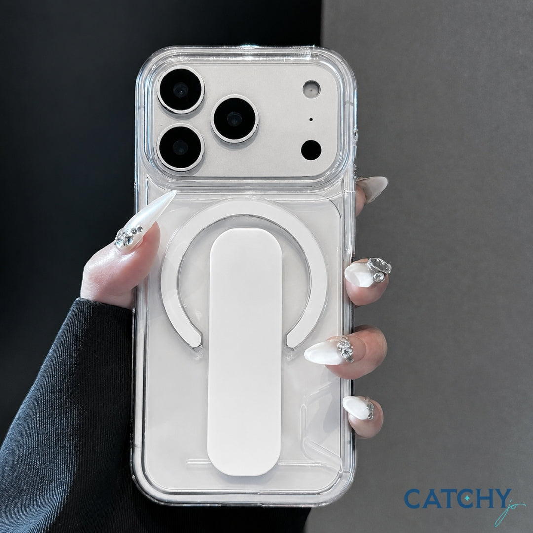 Luxury Card Holder Clear iPhone Case
