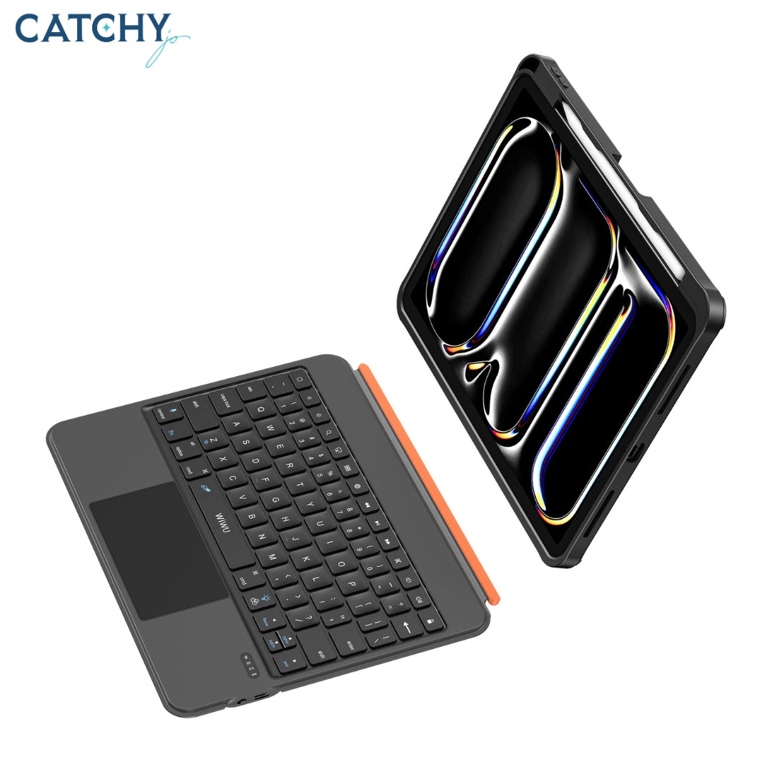 WiWU MK-007 Combo Pro 360° Rotating Detachable Keyboard  (Arabic+English)