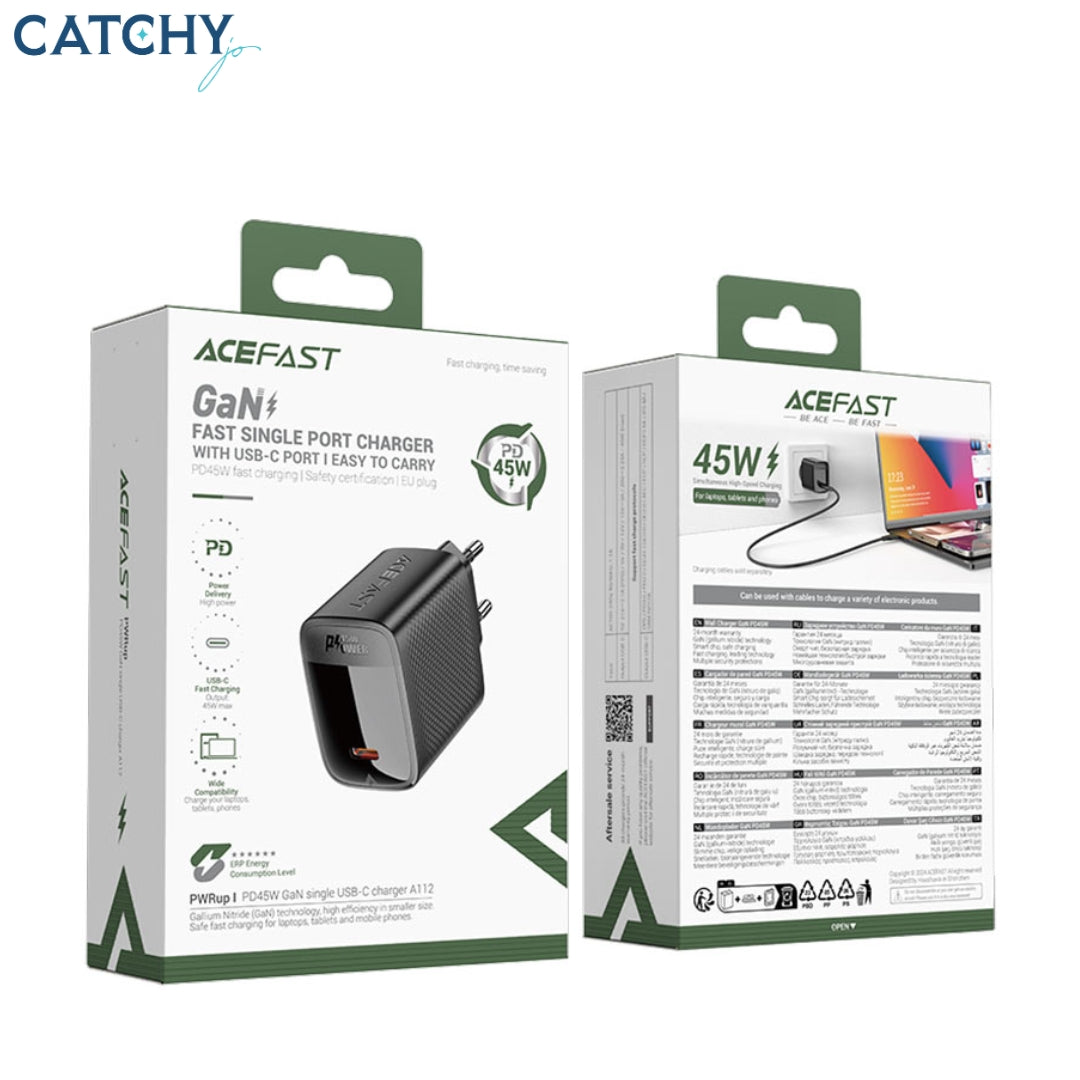ACEFAST A112 Fast Charger USB-C Wall Charger (45W)