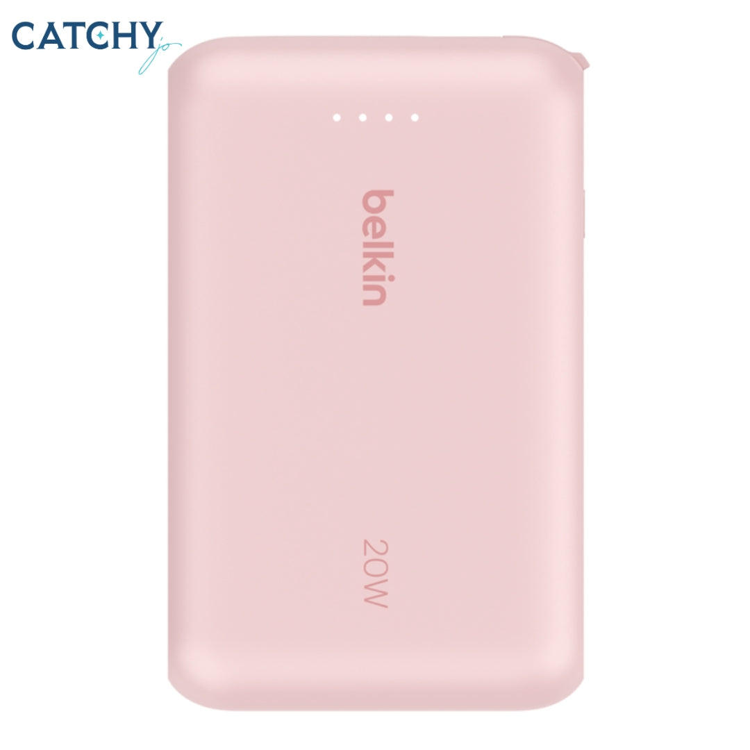 BELKIN BoostCharge Power Bank With USB-C Cable (10000mAh) | Black | White | Pink | Blue BELKIN BoostCharge Power Bank With USB-C Cable (10000mAh) | Black | White | Pink | Blue