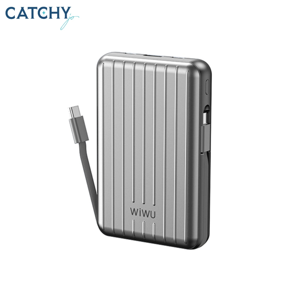 باور بانك لاسلكي مغناطيسي WiWU Trunk بسعة 5000mAh