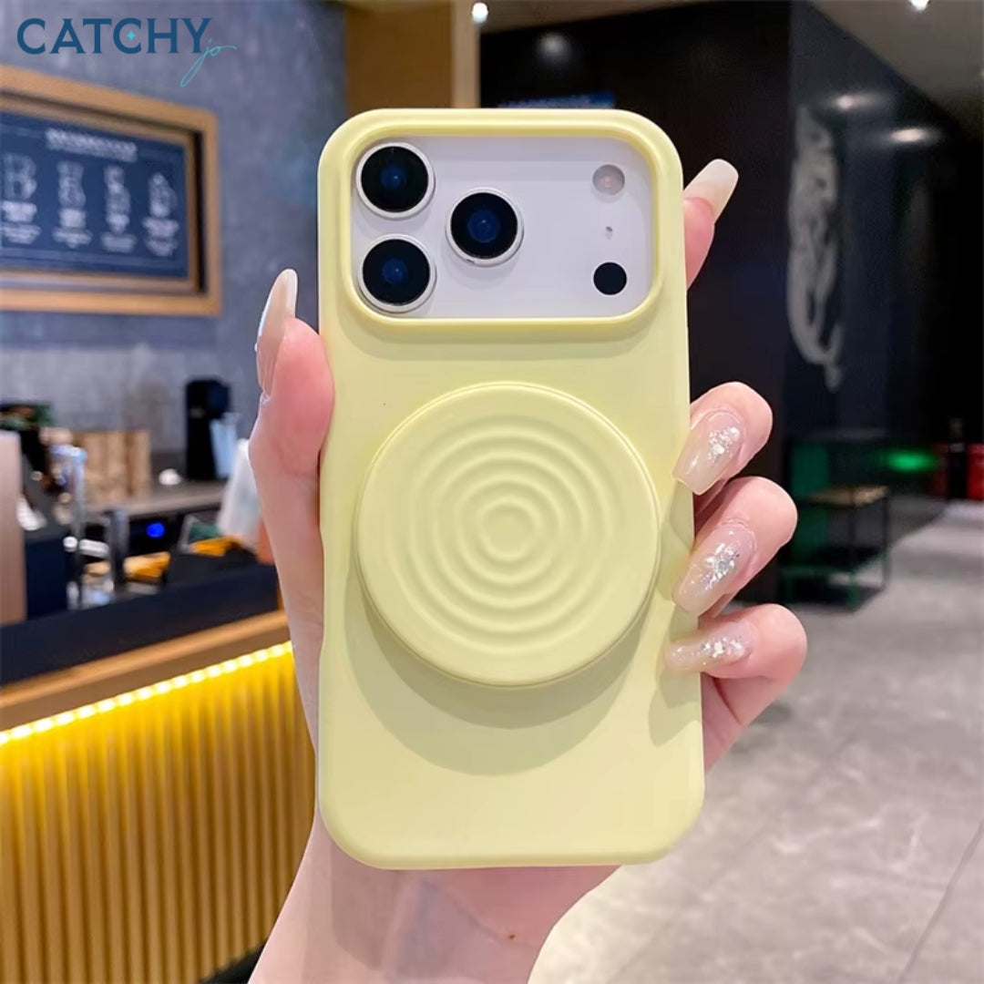 iPhone Ripple Liquid Silicone Stand Case