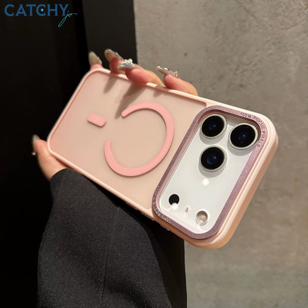 Acrylic Matte Magnetic Wireless Charge iPhone Case