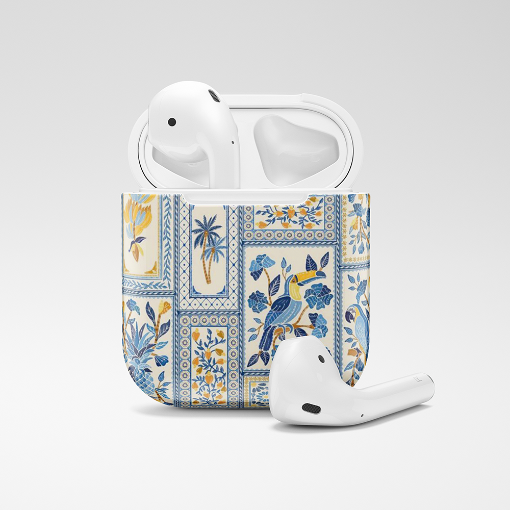 Personalized Folk Art Airpods Case (Design)