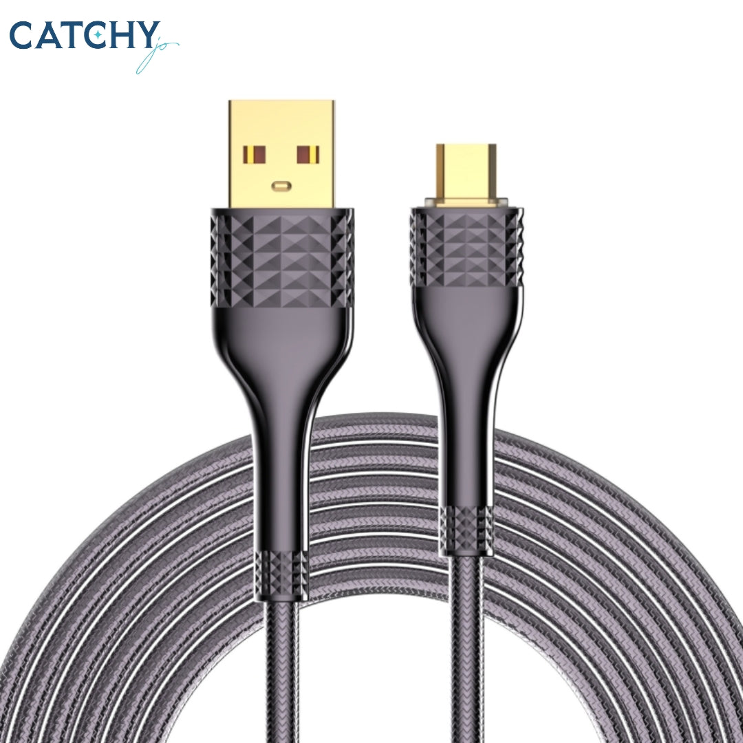LDNIO LS652 كابل بيانات Type-C إلى USB للشحن السريع 2M (30W)