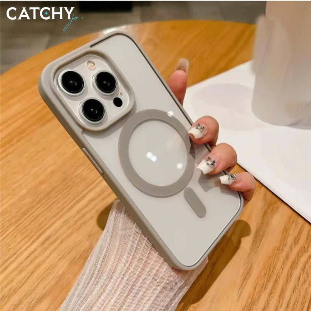 غطاء شفاف نقي MagSafe لهاتف iPhone