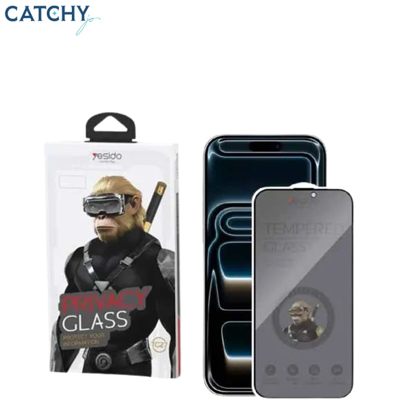 YESIDO TG27 Privacy Glass Full Screen Protector