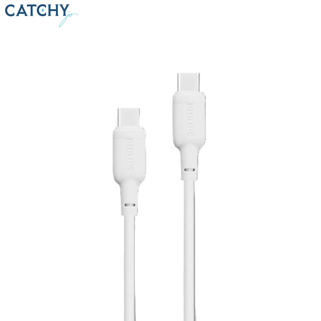 Philips DLC6541CW Type-C To Type-C Cable 1.2M (60W)