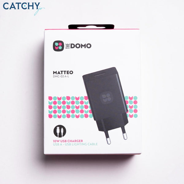 The Domo Matteo Adapter With USB-A To Lightning Cable