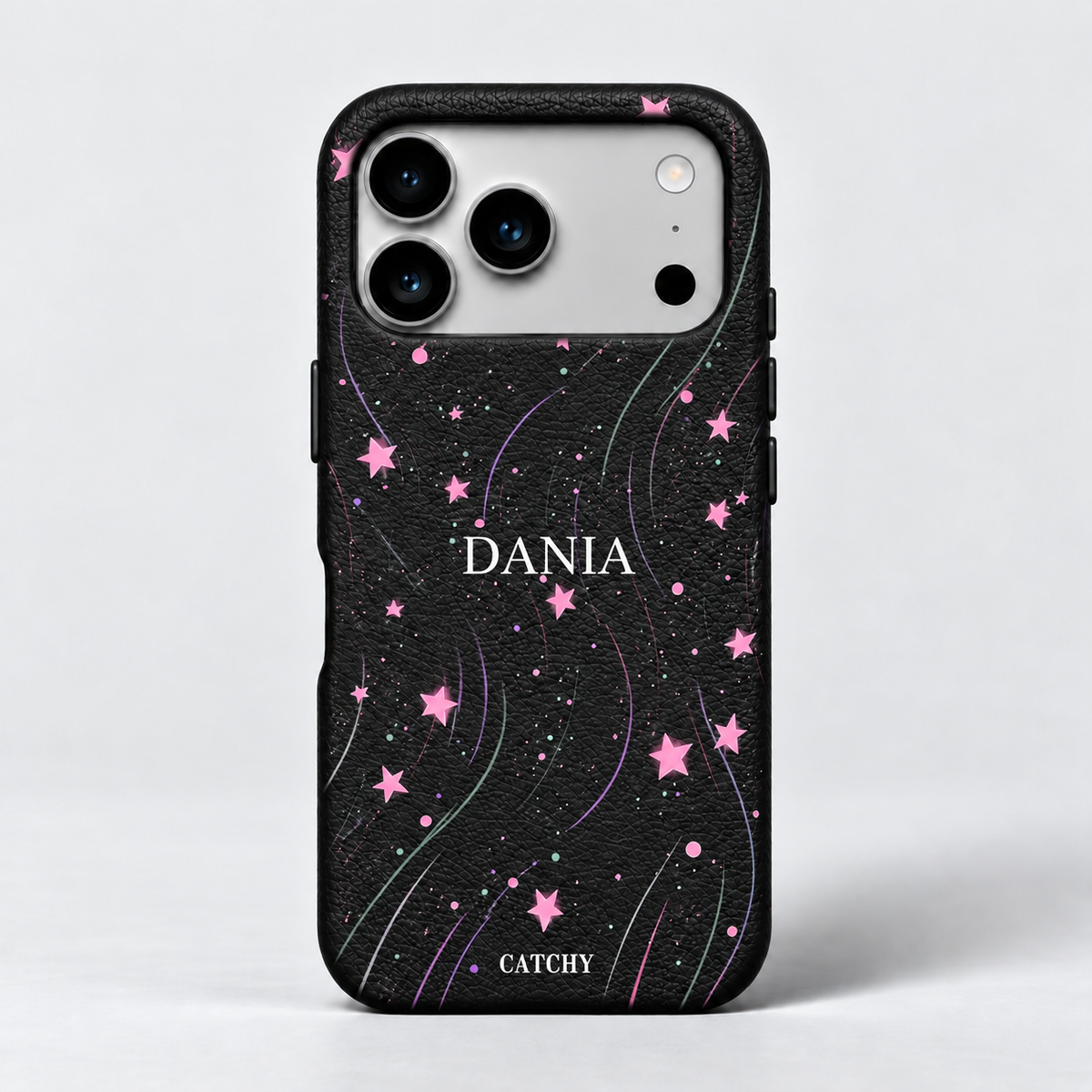 حافظة جلدية iPhone باللون السماوي (تصميم)