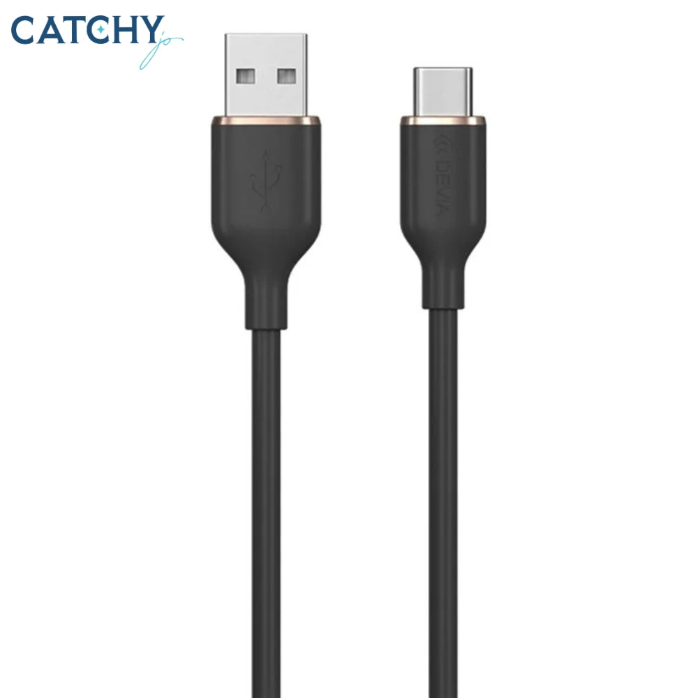Devia USB-A to Type-C Silicone Charging Data Cable