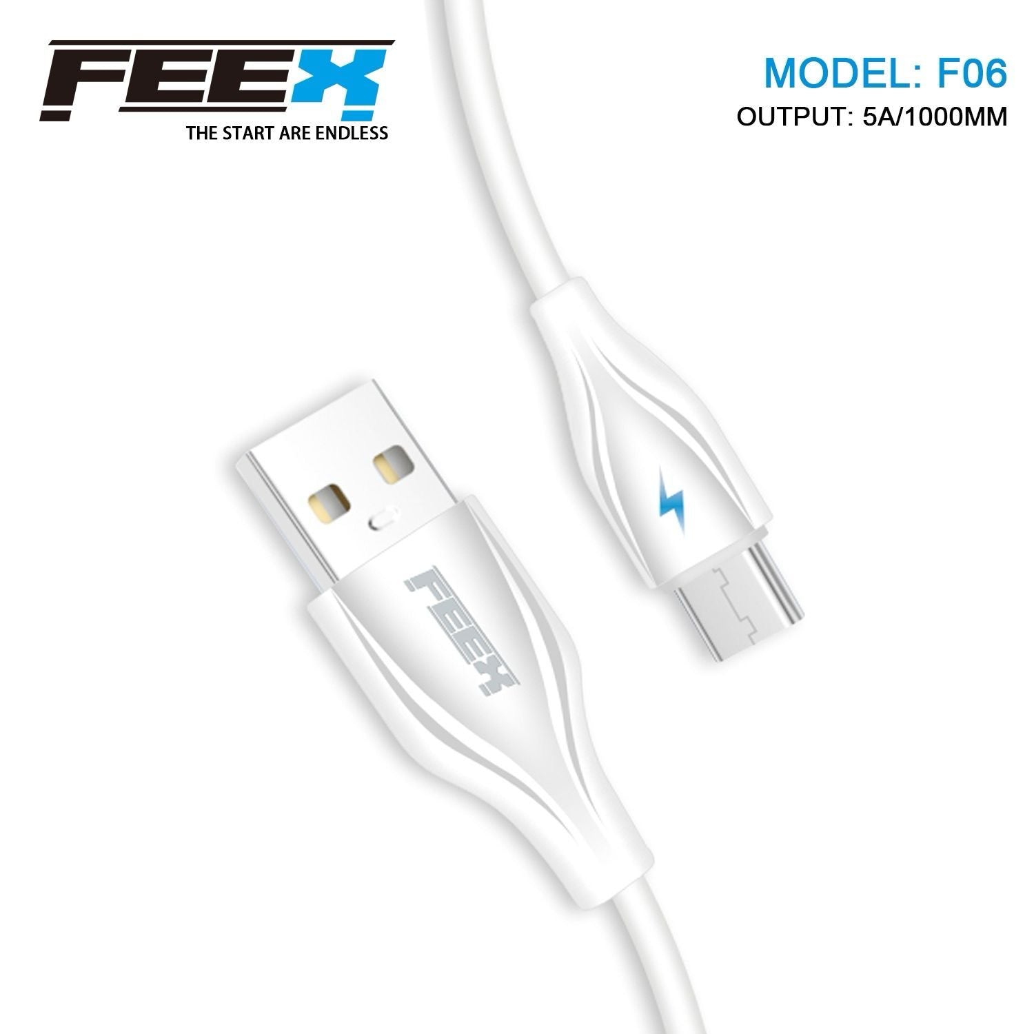FEEX F06 كابل بيانات من USB إلى مايكرو