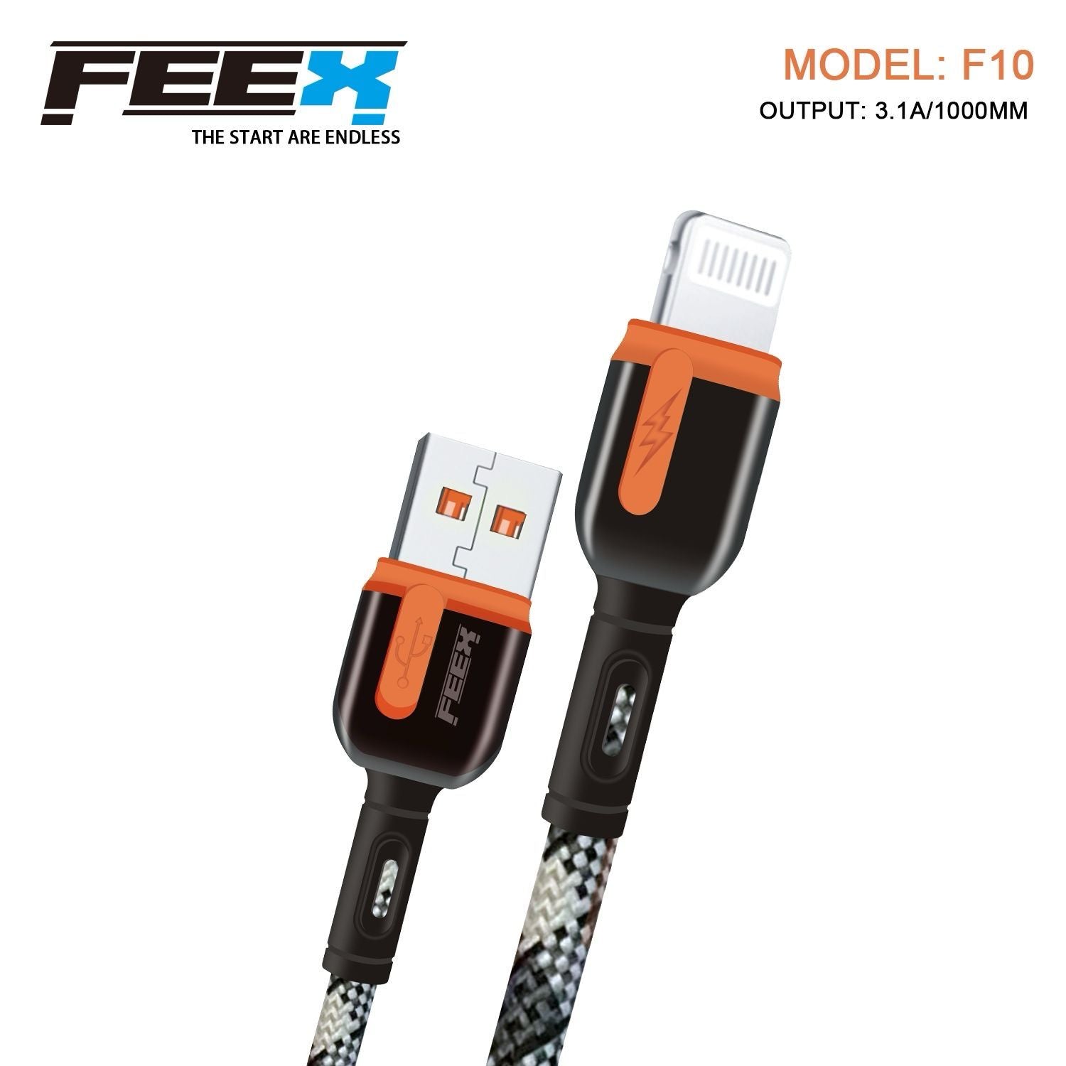 FEEX F10 كابل بيانات USB إلى Lightning
