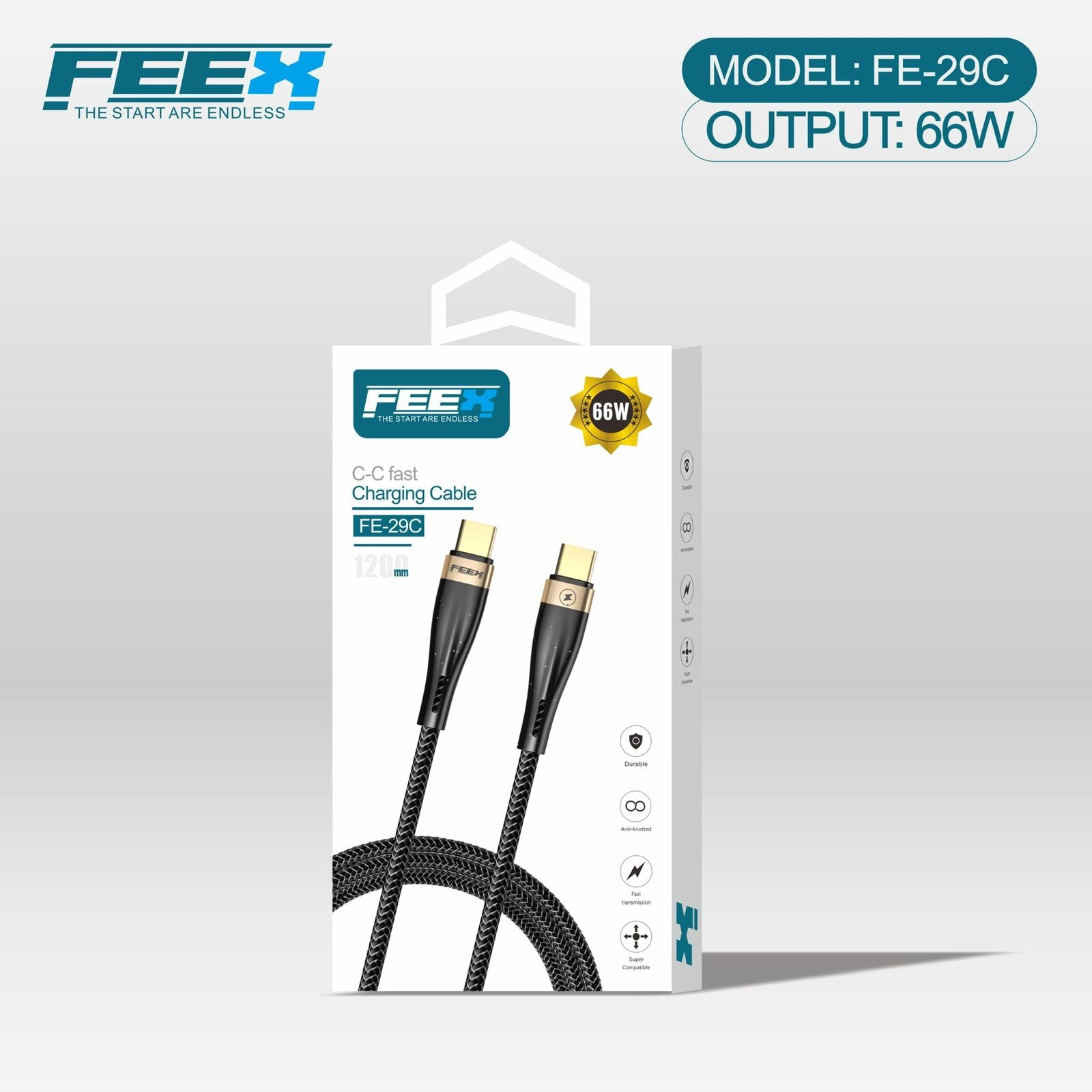 كابل بيانات Type-C FEEX FE-29C