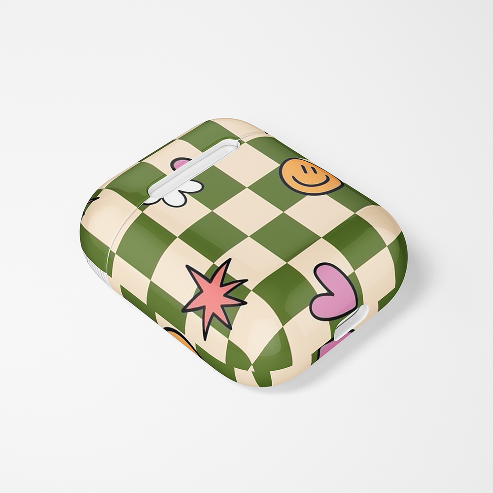 Personalized Funky Green Airpods Case (Design)