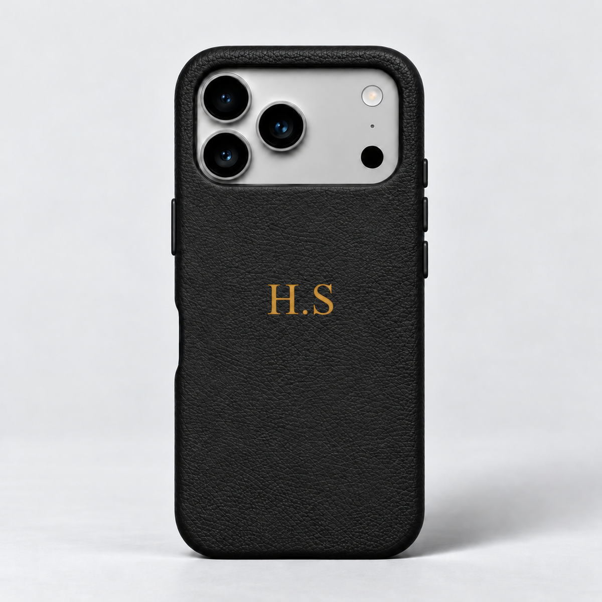 iPhone Leather GS Initials Case (Design)