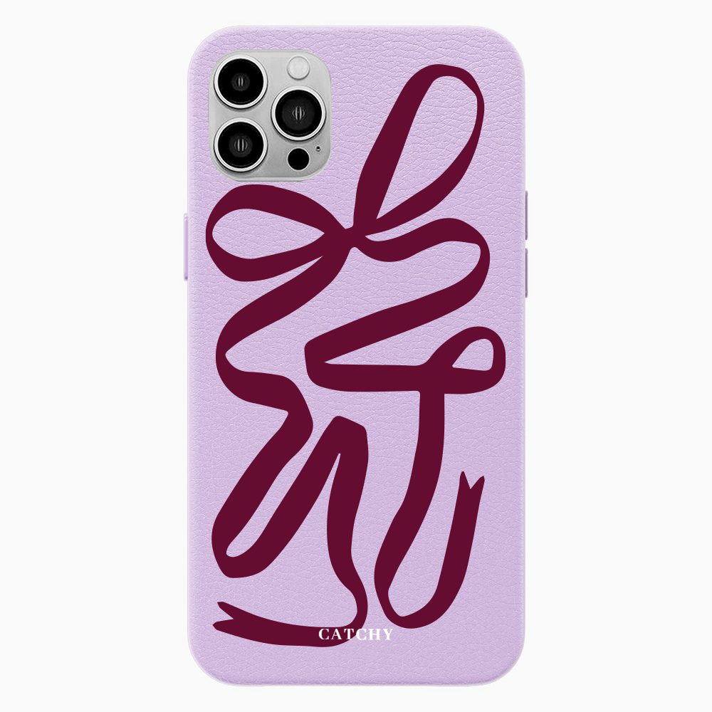 Ribbon Leather Case