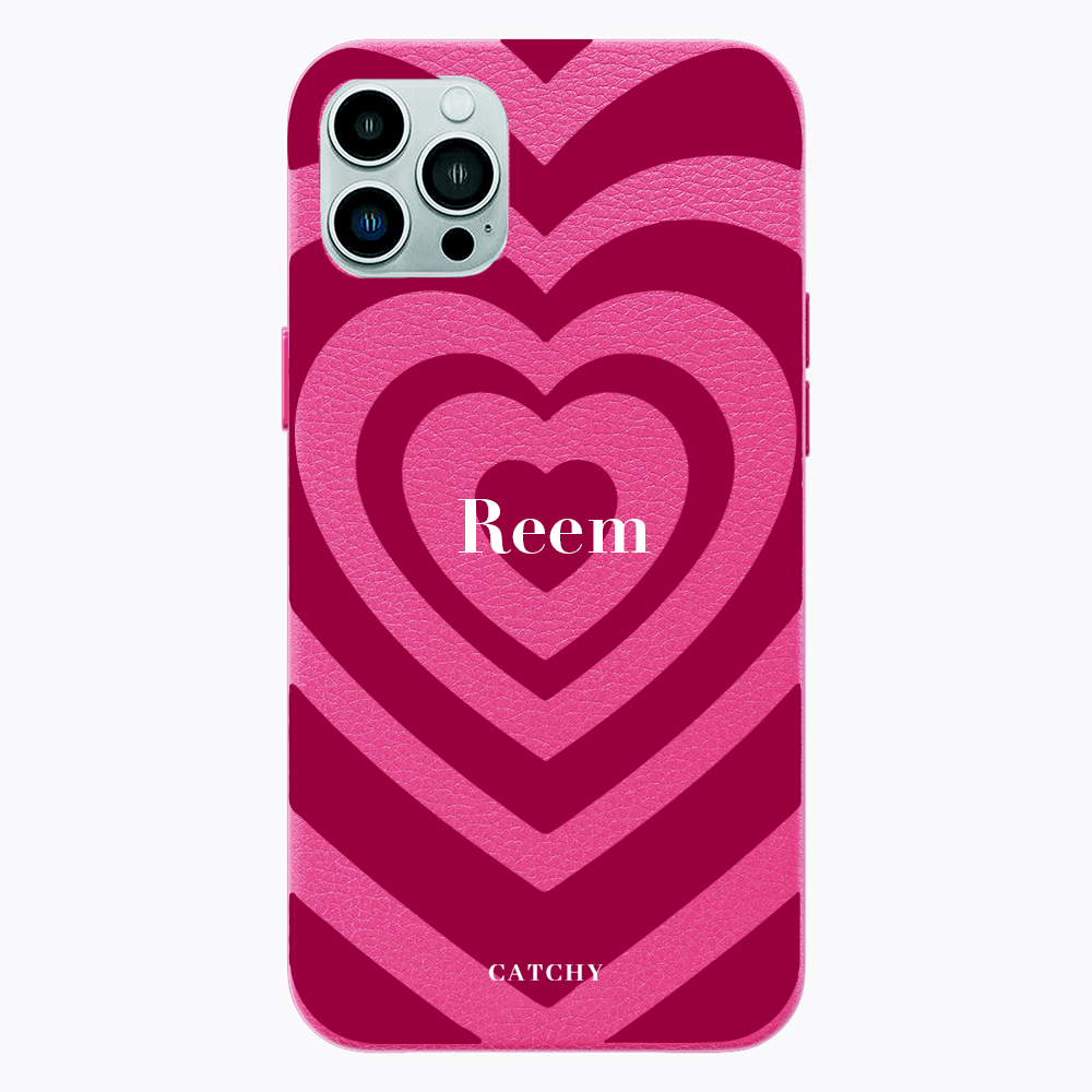 Heart Leather Case