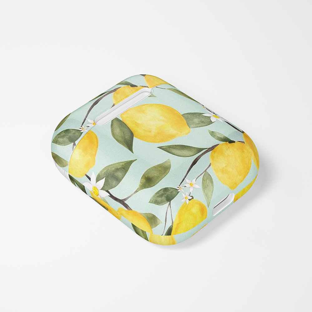 Personalized Lemon Airpods Case (Design)
