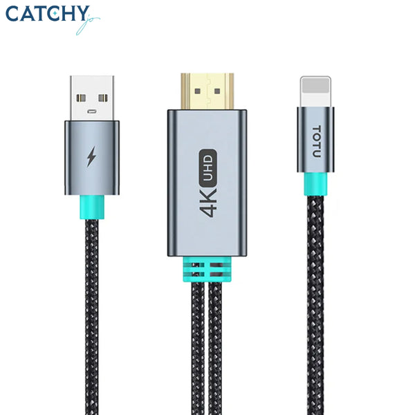 TOTU Lightning To HUD Synchronous Screen Cable