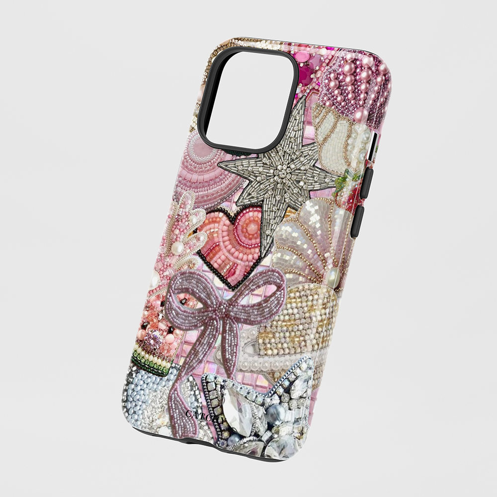 Shades of Pink Beads Full Printed Case (Design)