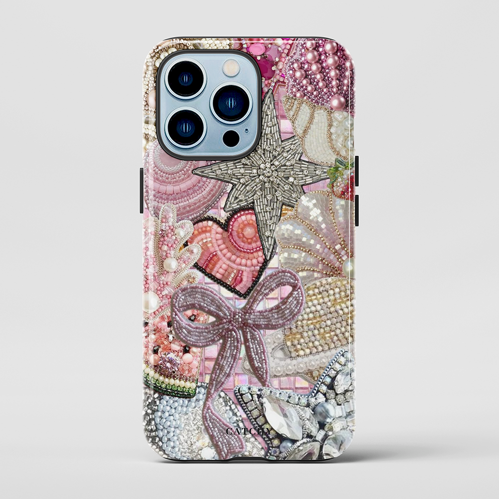 Shades of Pink Beads Full Printed Case (Design)