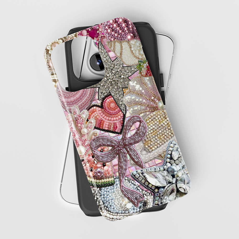 Shades of Pink Beads Full Printed Case (Design)
