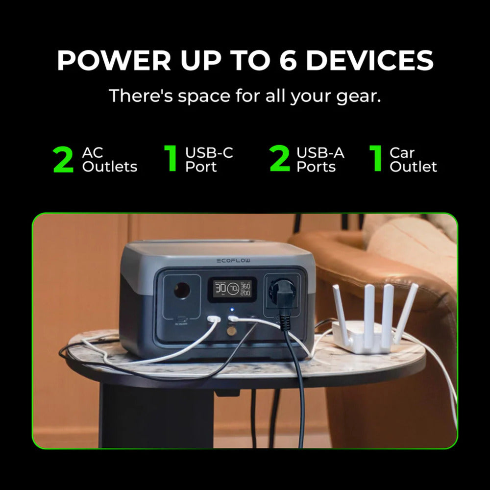 EcoFlow River 2 Power Station With Solar Panel (300W)