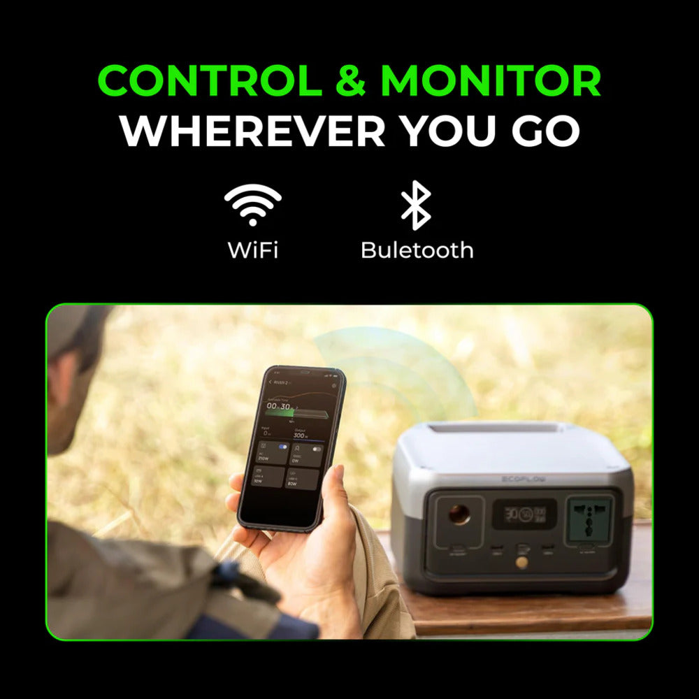 EcoFlow River 2 Power Station With Solar Panel (300W)