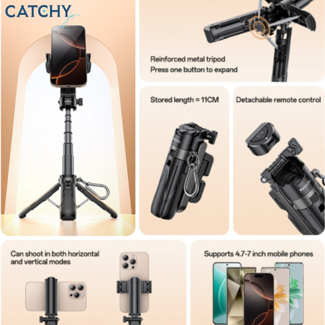 YESIDO SF29 360 Rotation Tripod Mini Selfie Stick