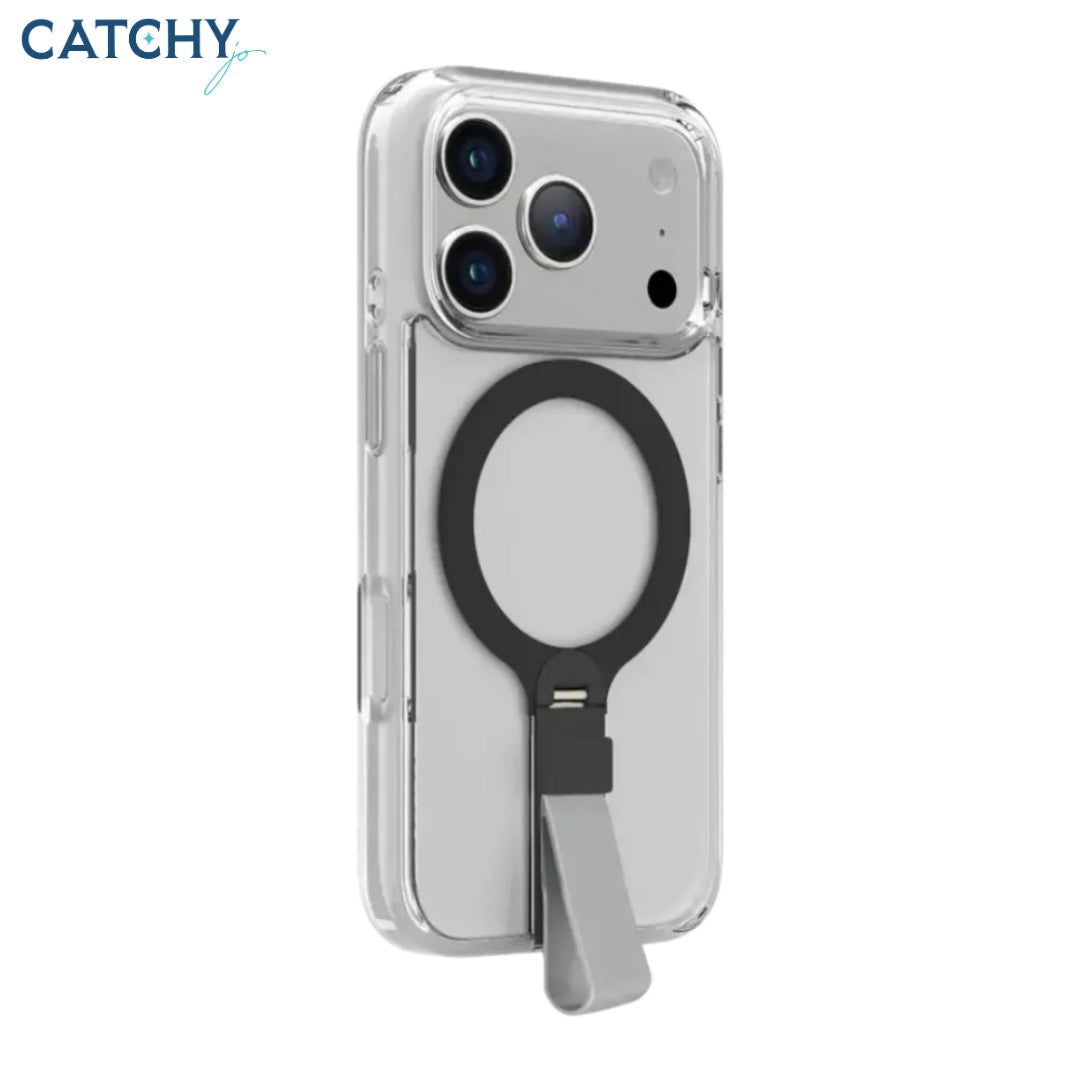 LEVELO Spira Grip iPhone Case | iPhone 17 Pro | iPhone 17 Pro Max | Gray | Blue | Black