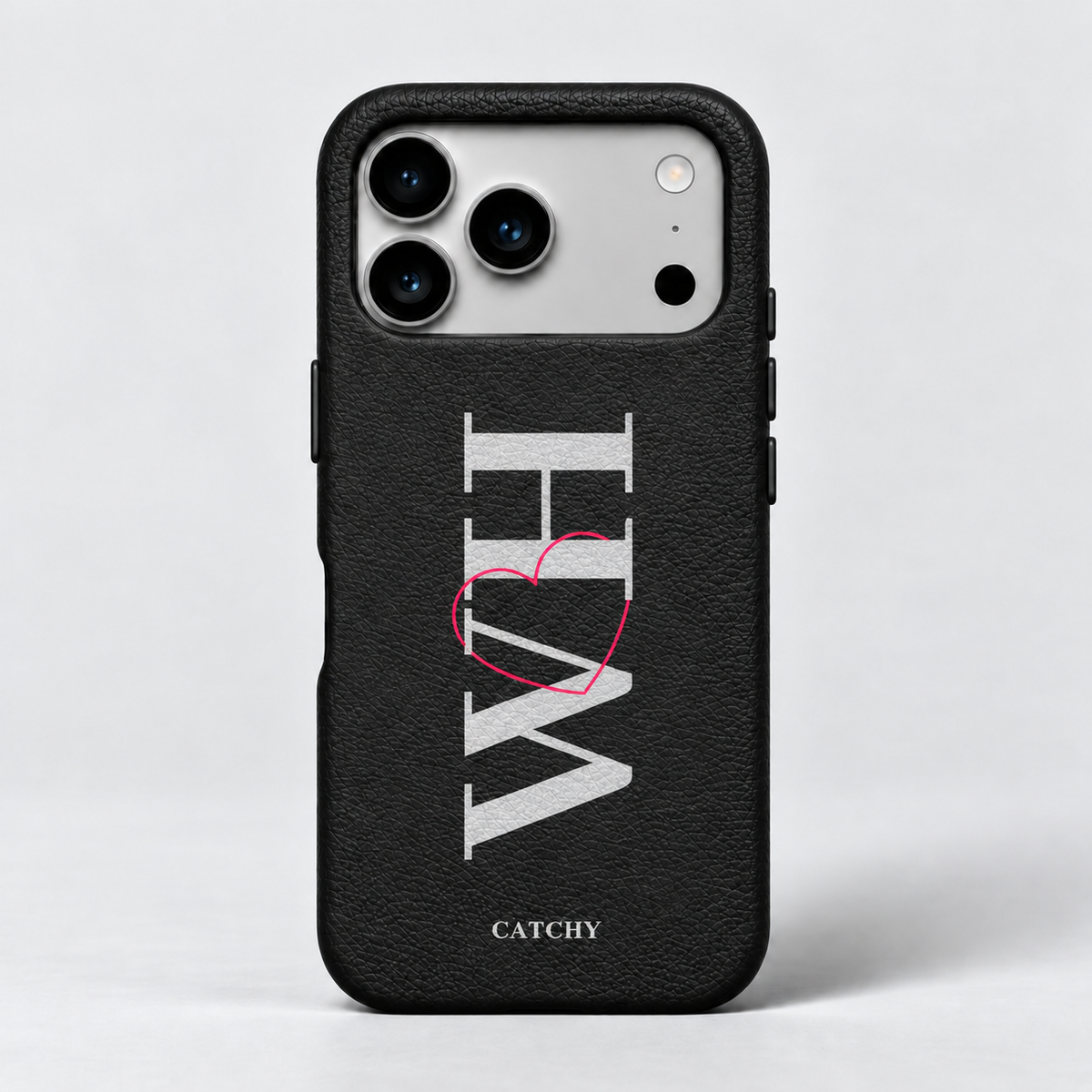 iPhone Leather WH Heart Case (Design)