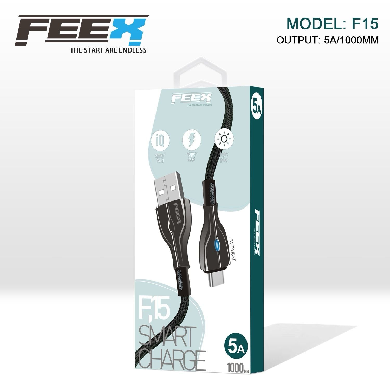 كابل بيانات FEEX F15 من USB إلى Type-C