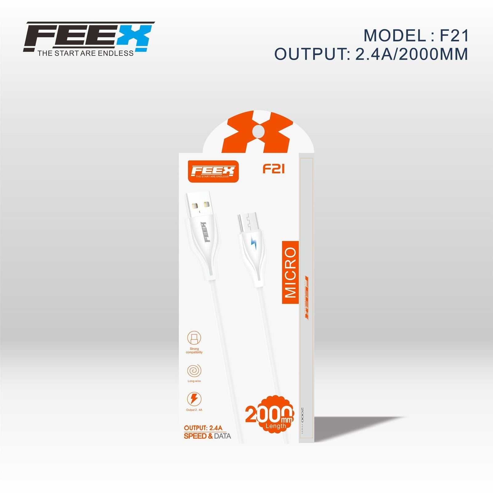 FEEX F21 USB To Micro Data Cable