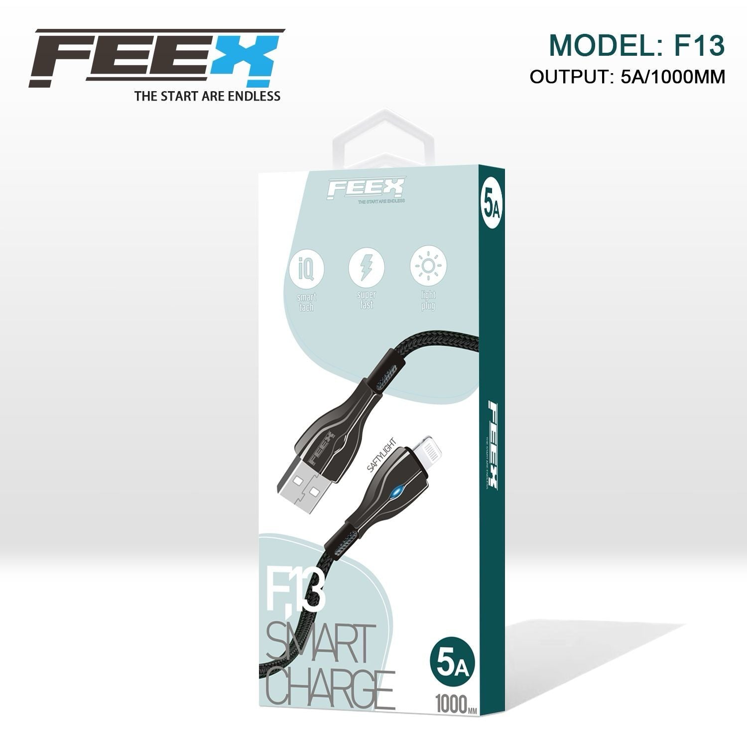 FEEX F13 كابل بيانات USB إلى لايتنينغ