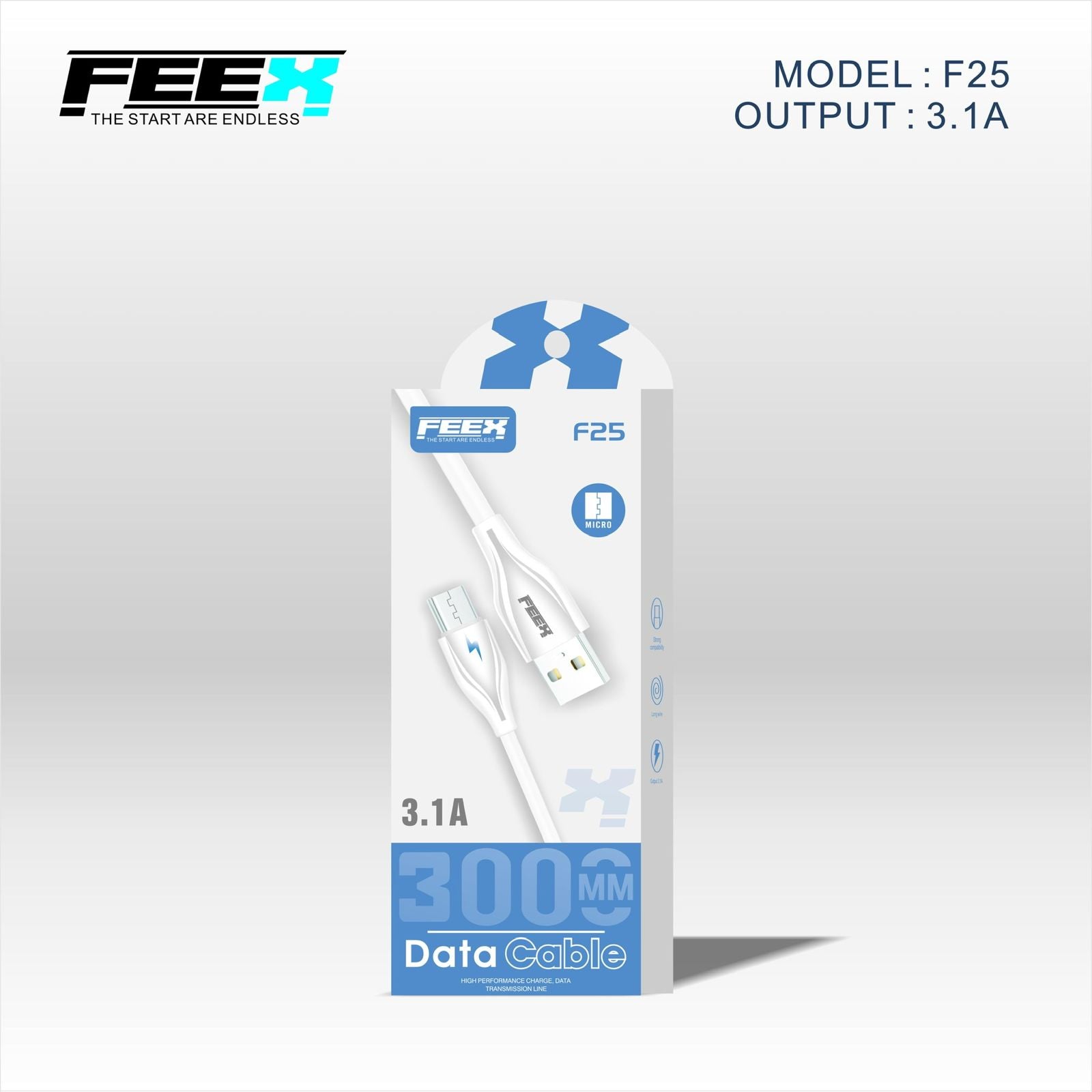 FEEX F25 USB To Micro Data Cable