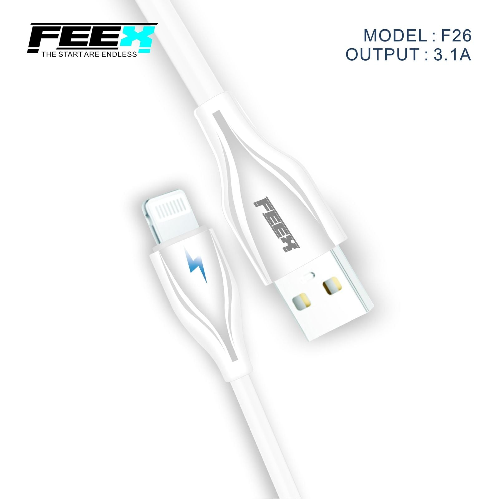 FEEX F26 كابل بيانات USB إلى Lightning
