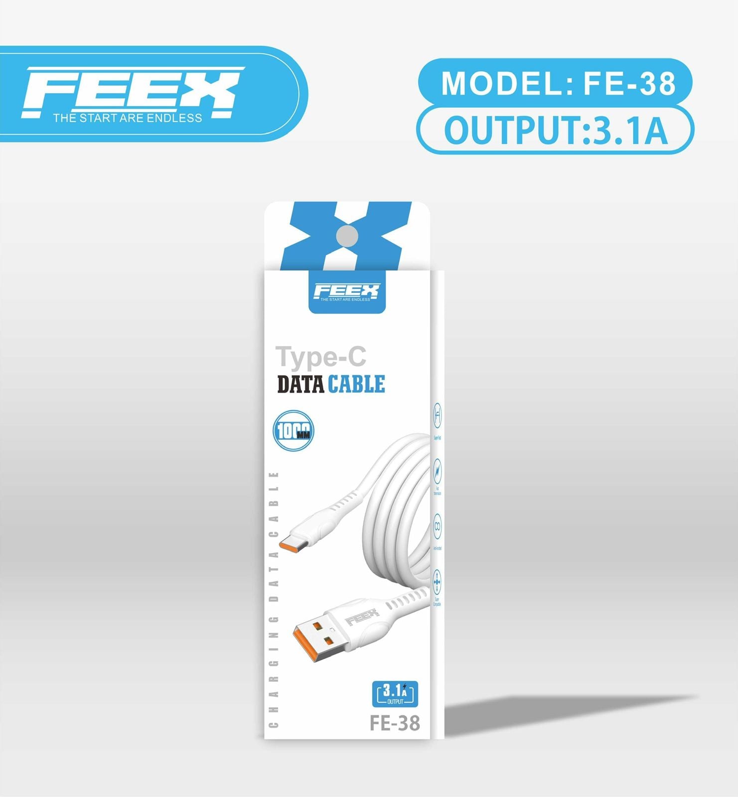 FEEX FE-38 USB To Type-C Data Cable