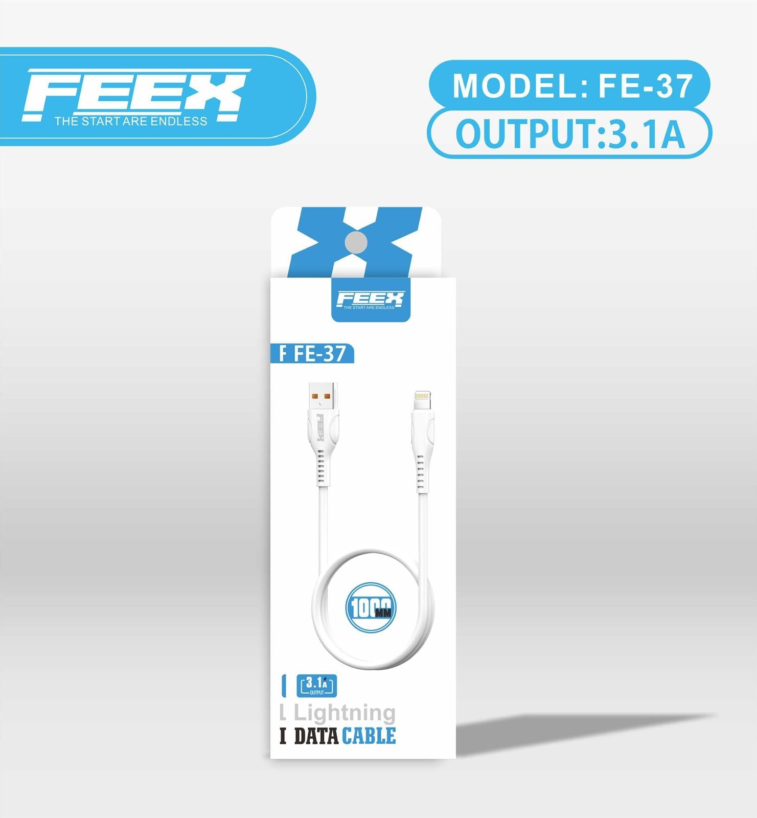 FEEX FE-37 كابل بيانات USB إلى Lightning