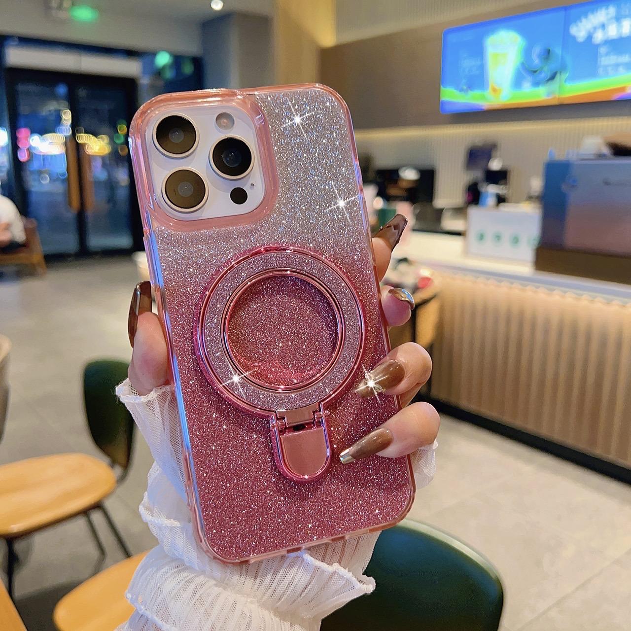 GS-CASE Wireless Charge Shockproof Magnetic Stand Holder Case