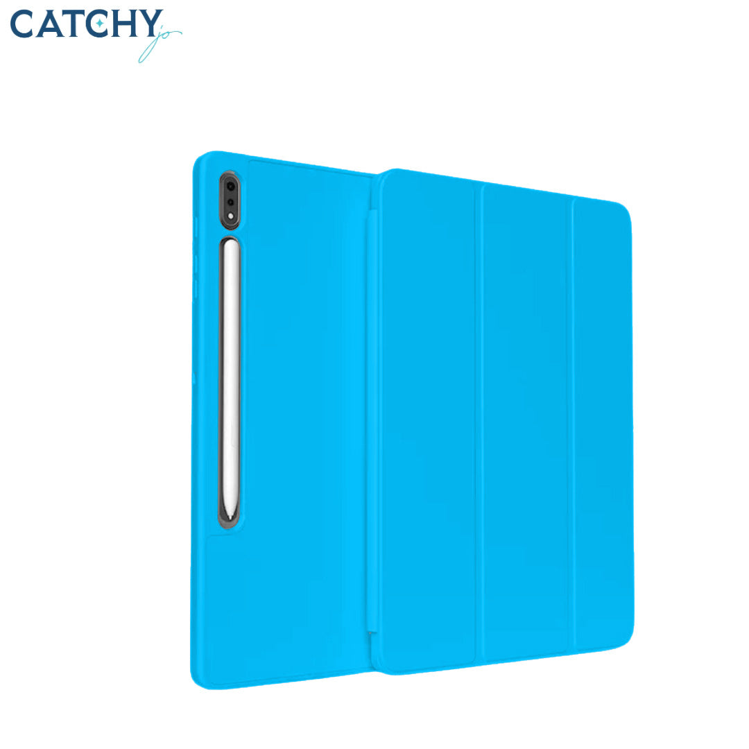 غطاء لجهاز Samsung Galaxy Tab مع حامل قلم