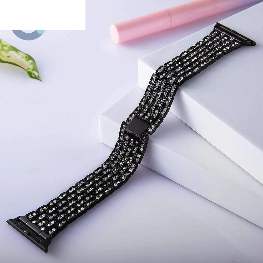 Apple Watch Stainless Steel Diamond Band